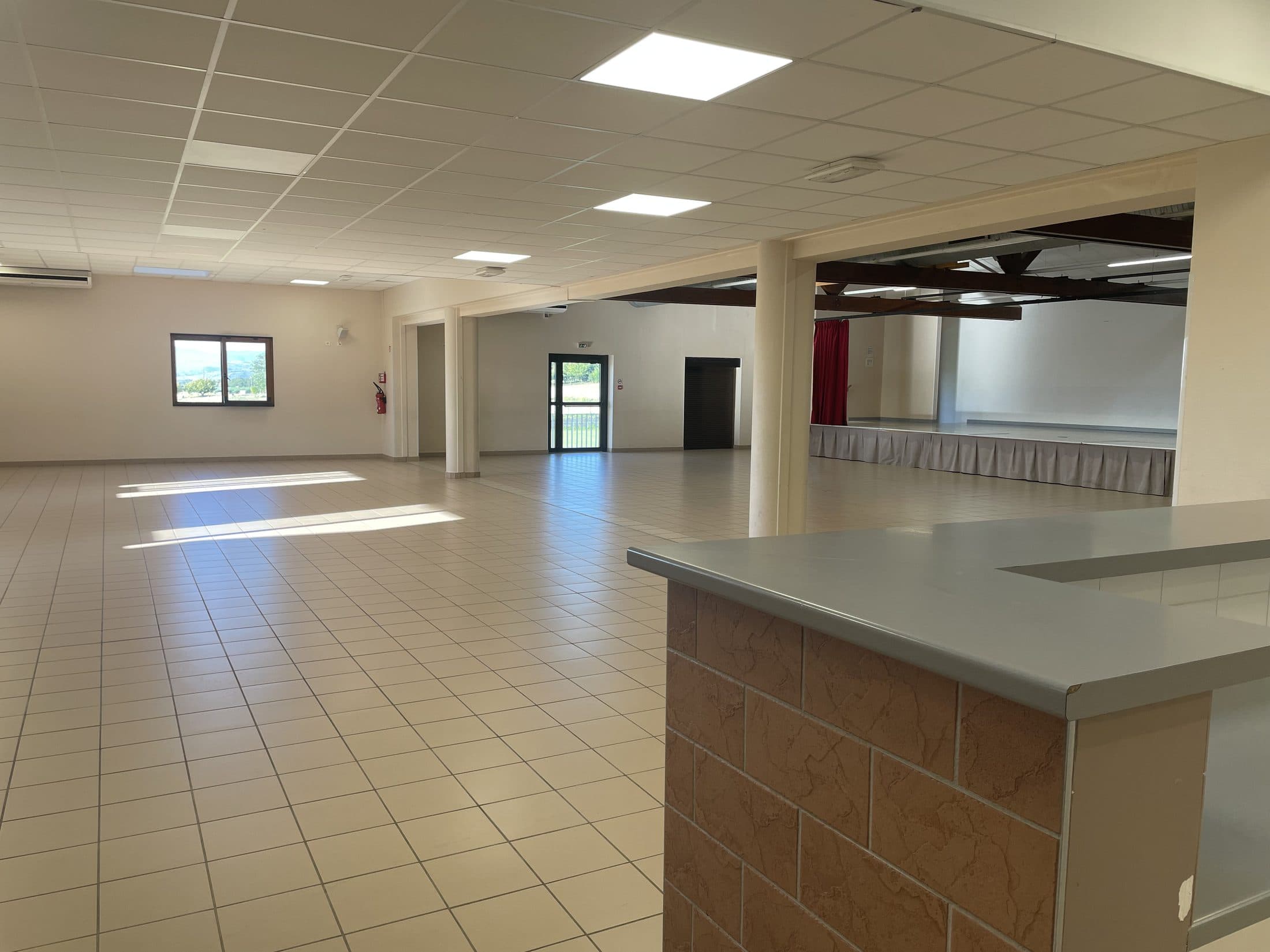 Salle communale entretenue par OptiClean Services